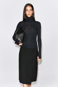 COS Merino Wool Turtleneck Top