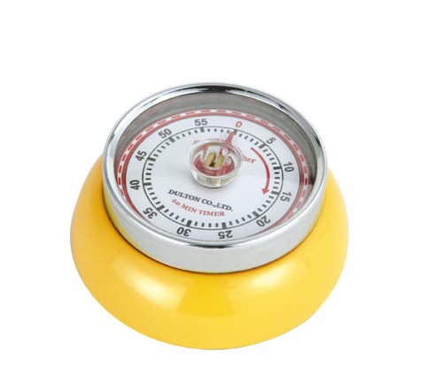 Magnetic Retro 60 Minute Kitchen Timer, 2.75-Inch