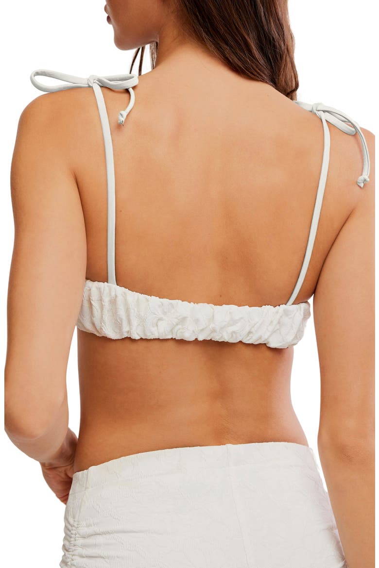 Perri Jacquard Bikini Top, Alternate, color, WHITE