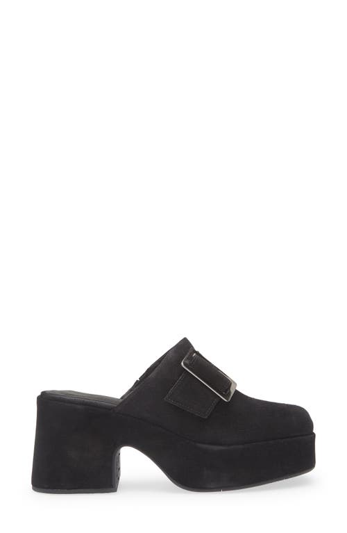 Chocolat Blu Haze Platform Mule In Black