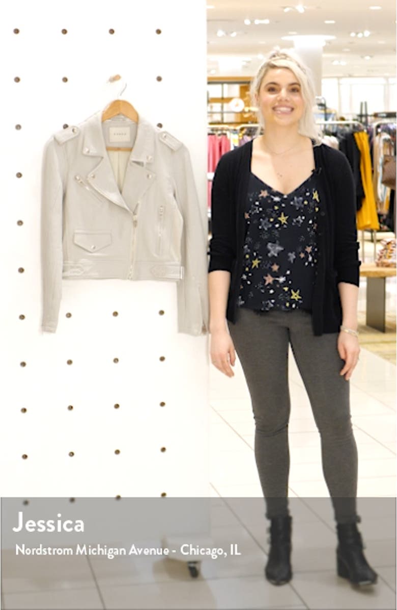 Textured Cotton Moto Jacket, sales video thumbnail