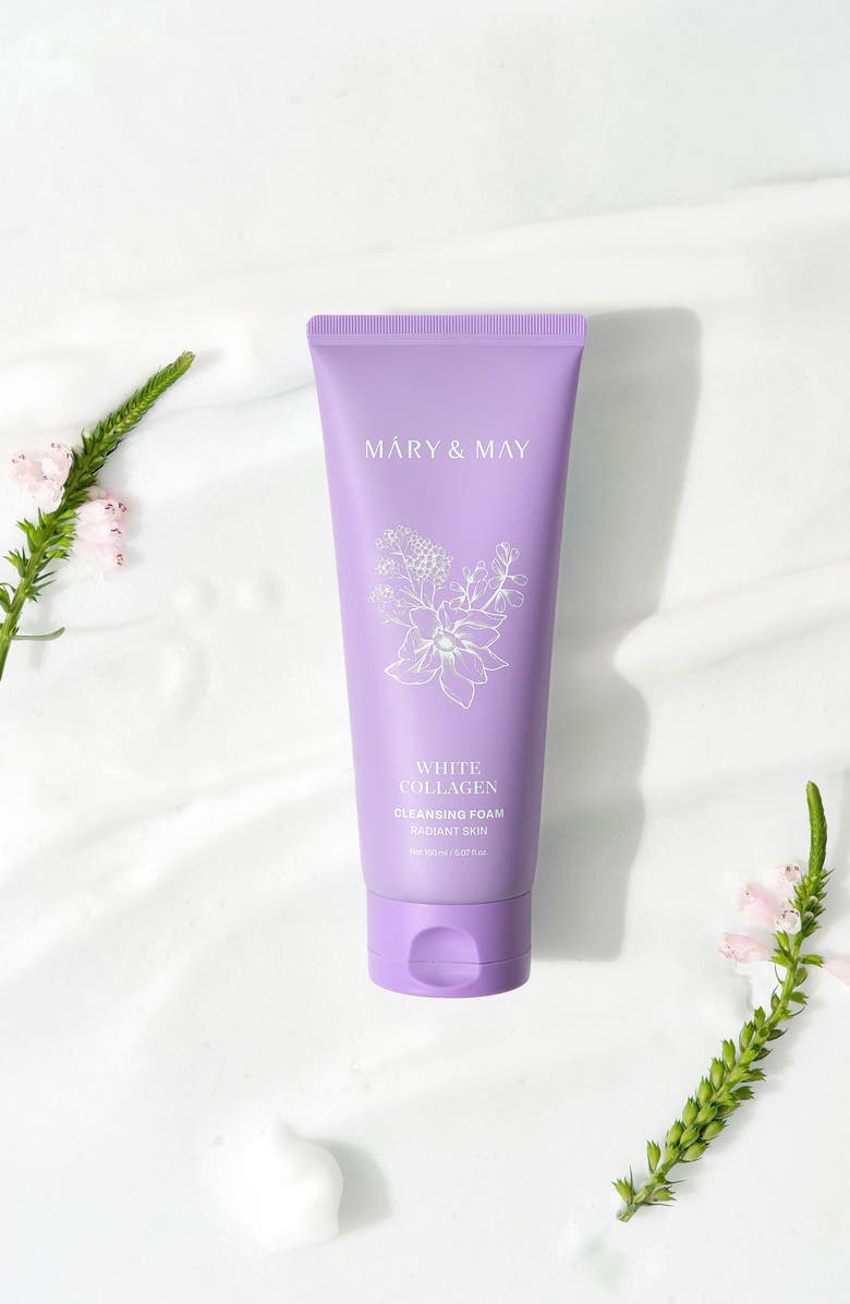 Mary&May White Collagen Cleansing Foam, Alternate, color, 