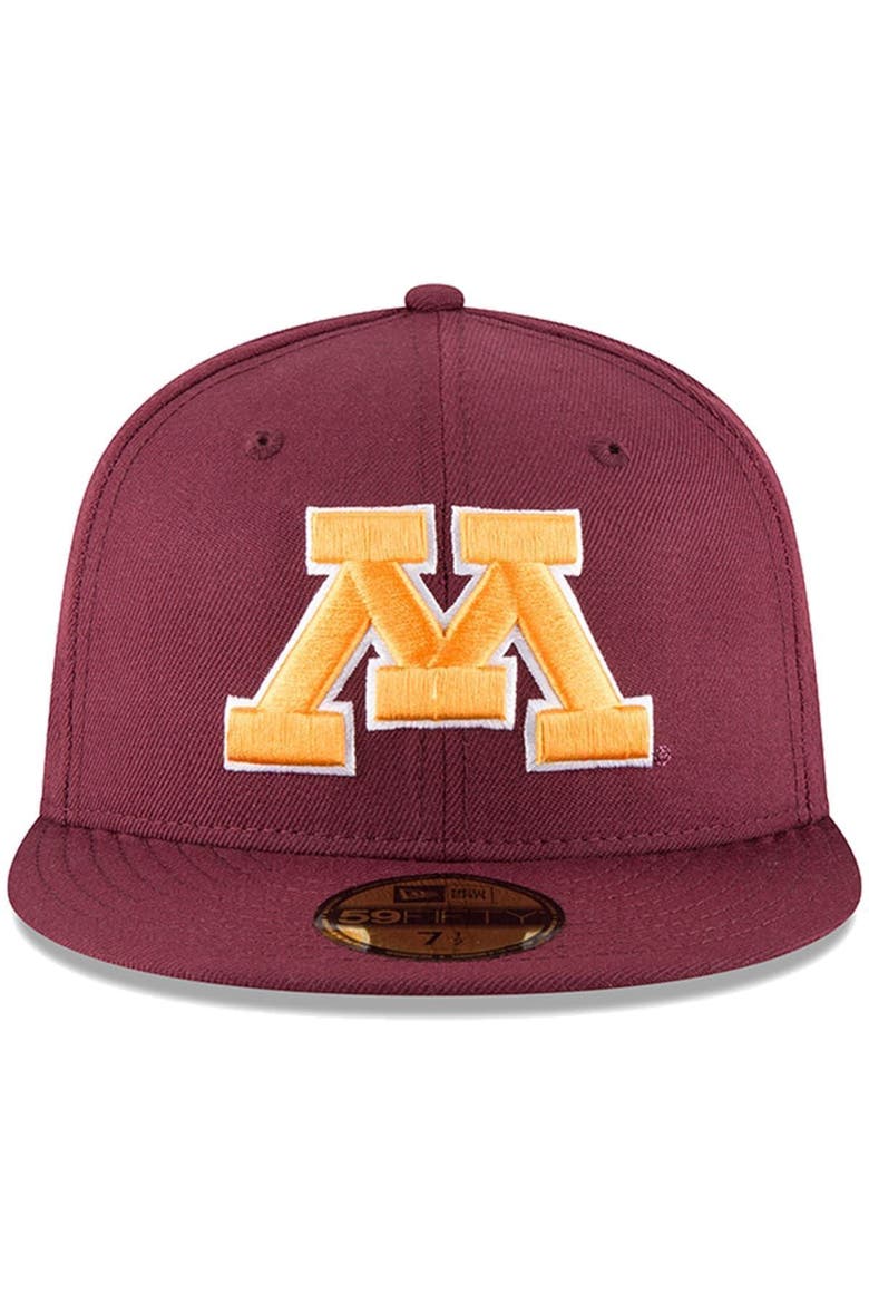 Men's New Era Maroon Minnesota Golden Gophers Basic 59FIFTY Fitted Hat, Alternate, color, MAROON