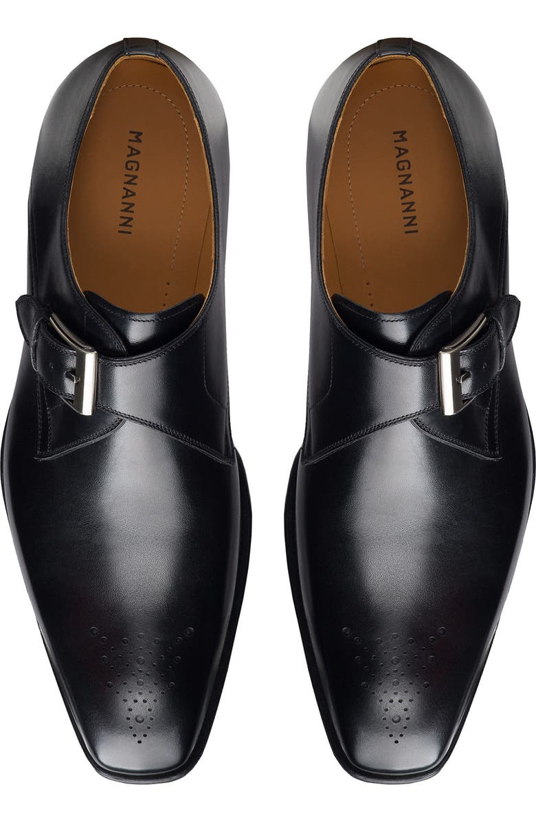 Magnanni Marco II Perforated Toe Monk Shoe, Alternate, color,