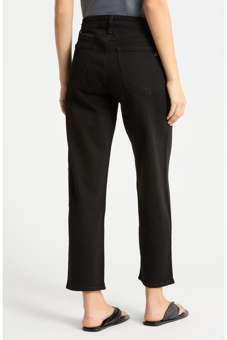 Dylan Low Rise Baggy Boyfriend Jeans, Alternate, color, BLACK