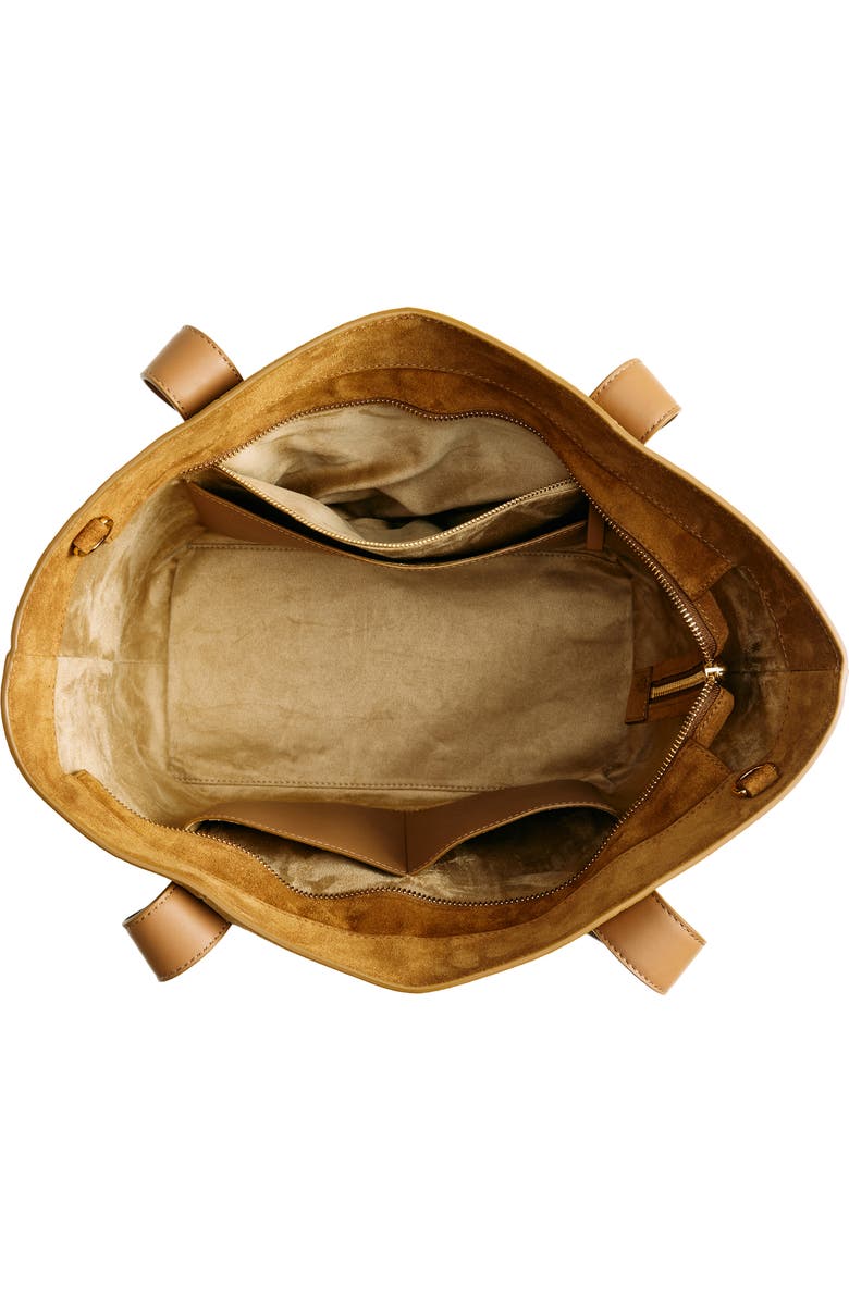 Veronica Beard Goody Grand Suede Tote Bag, Alternate, color,