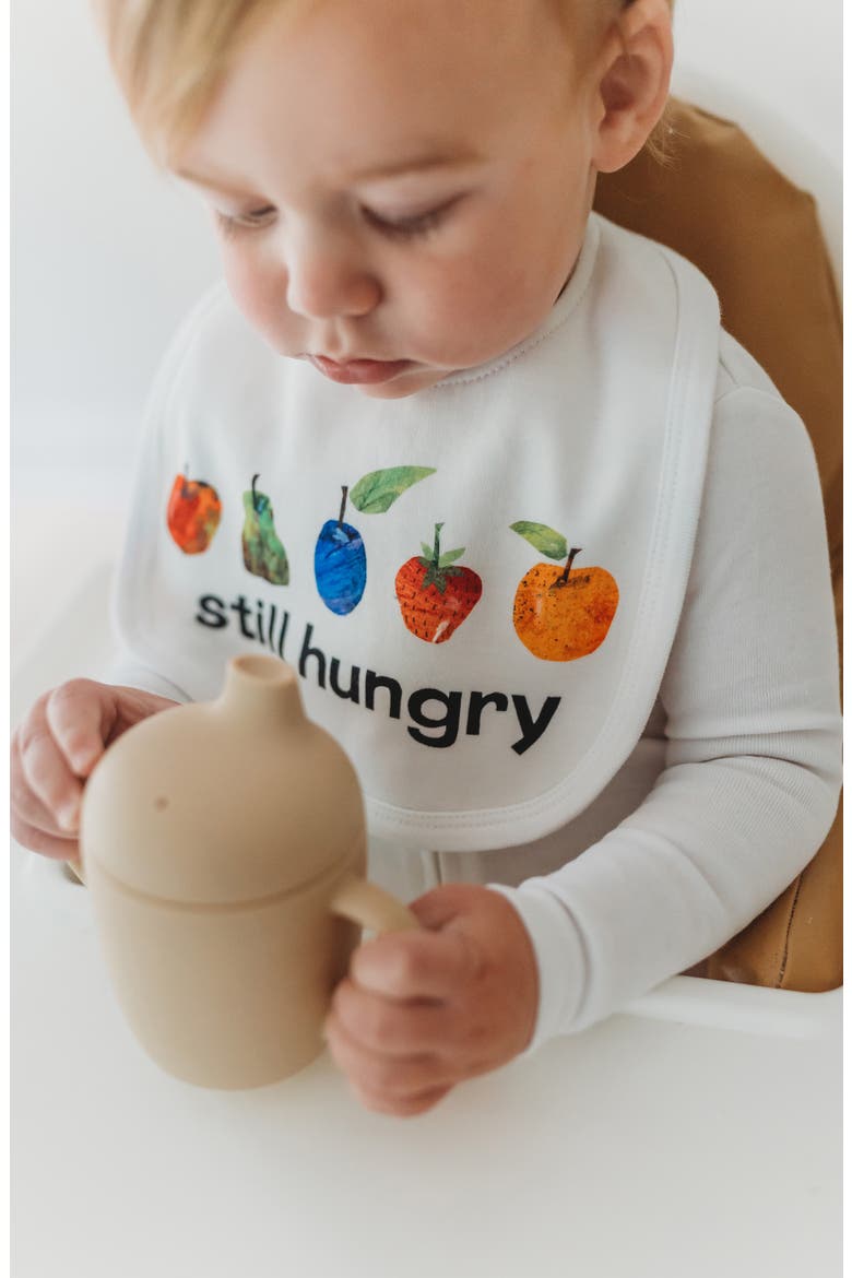 x 'The Very Hungry Caterpillar™' 2-Layer Reversible Organic Cotton Bib, Alternate, color, FRUIT