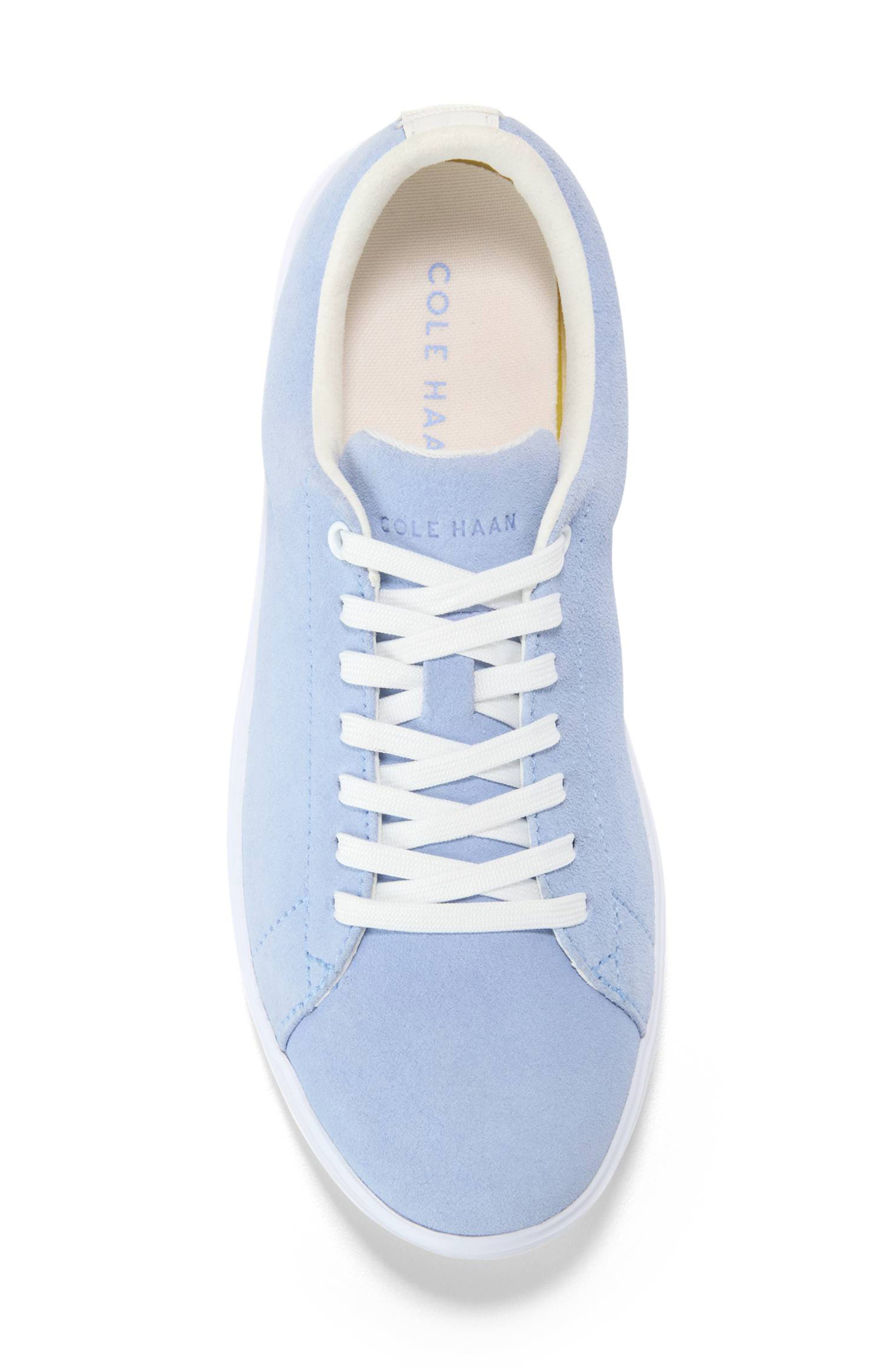 Cole Haan Grand Crosscourt Leather Sneaker, Alternate, color, Hydrangea Suede