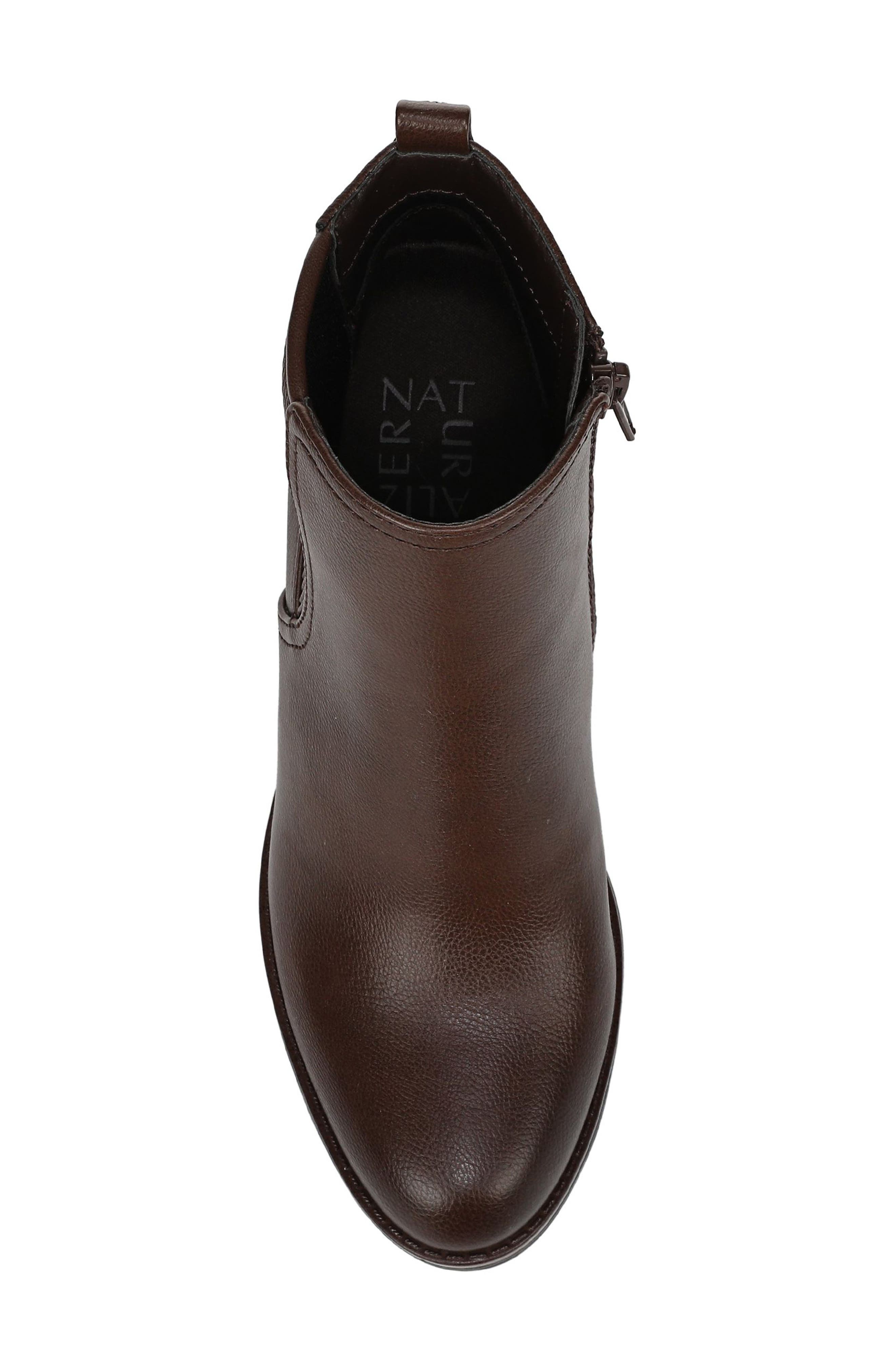 Madalynn Chelsea Boot, Alternate, color, DARK BROWN FAUX LEATHER