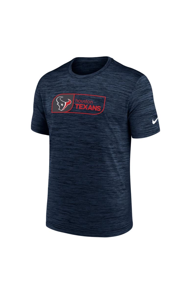 Nike Men's Nike Navy Houston Texans Velocity Jock Tag Performance T-Shirt, Alternate, color, Navy