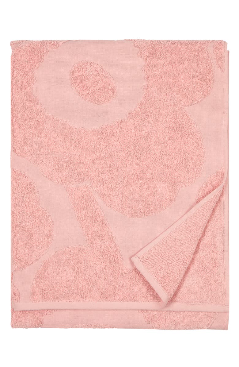 Marimekko Unikko Bath Towel, Main, color, Pink