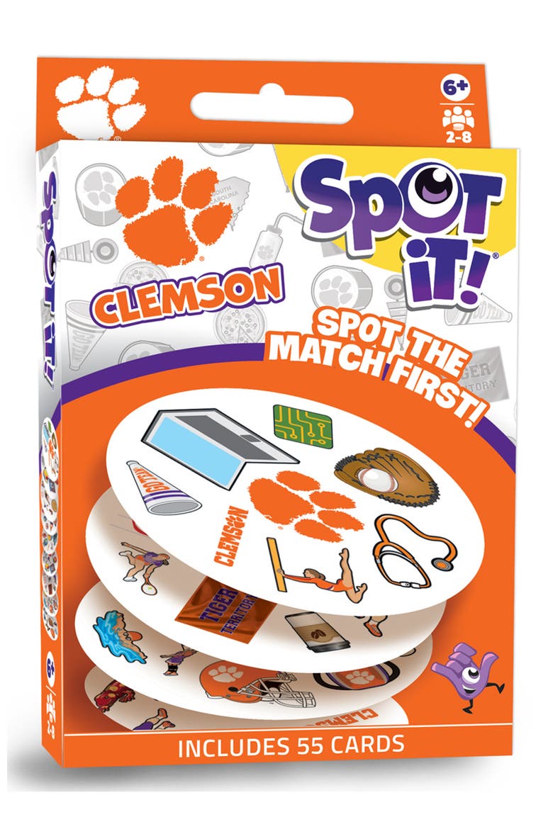 Clemson Tigers Spot It! Card Game, Main, color, Multicolor