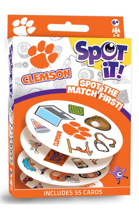 Clemson Tigers Spot It! Card Game