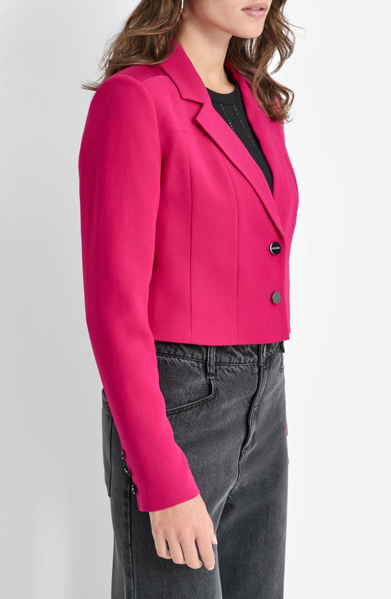 DKNY Crop Blazer, Alternate, color, 