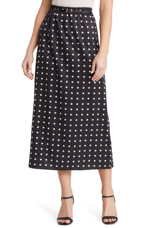 Sherri Print Belted Maxi Skirt
