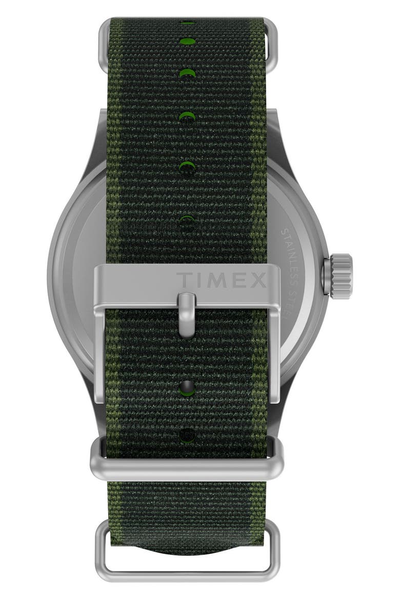 Expedition Sierra Fabric Strap Watch, Alternate, color, GREEN