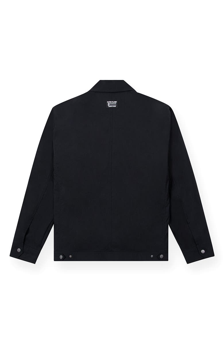 PAPER PLANES Cotton Blend Utility Jacket, Alternate, color, Black