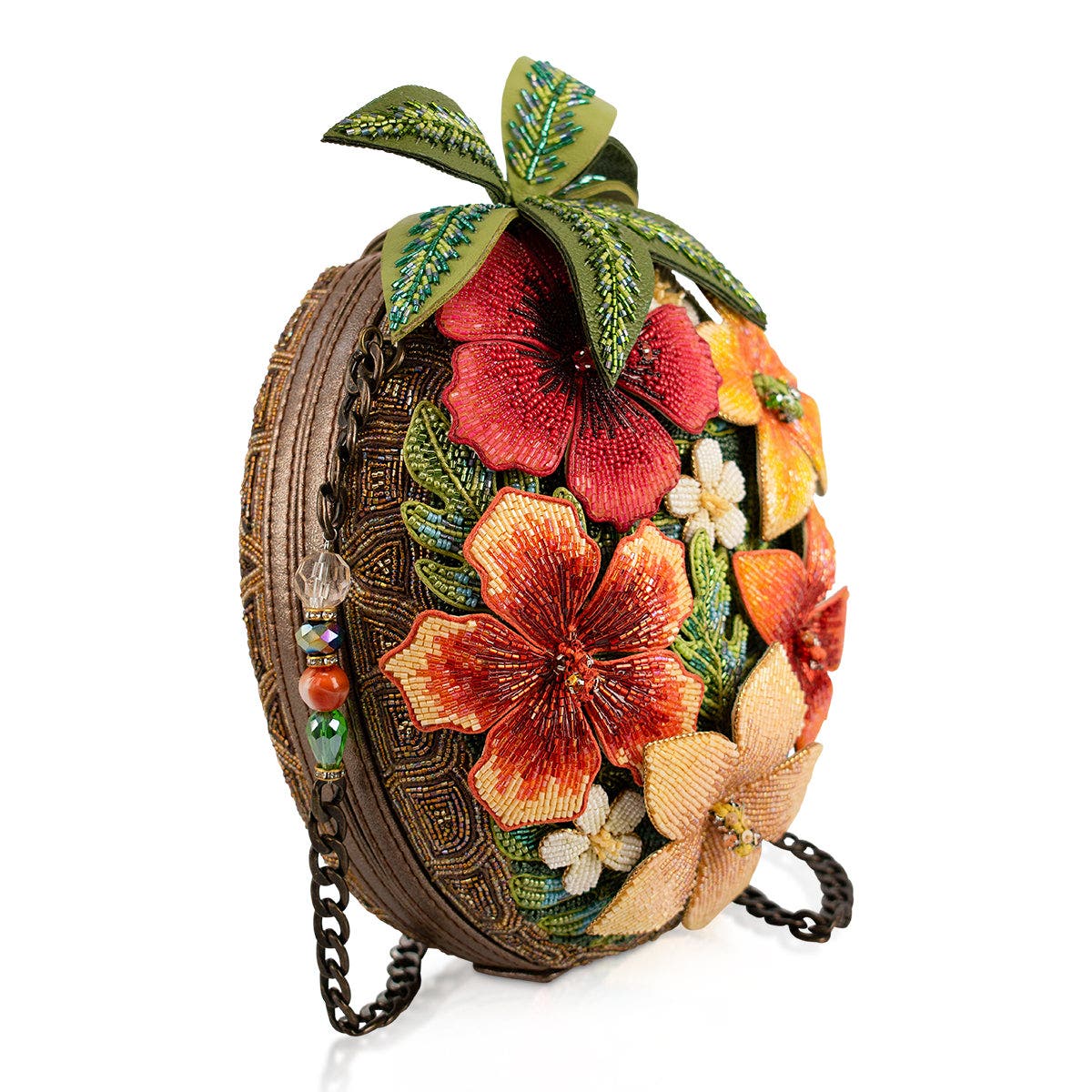 Mary Frances Accessories Tiki Couture Crossbody Handbag, Alternate, color, Multi