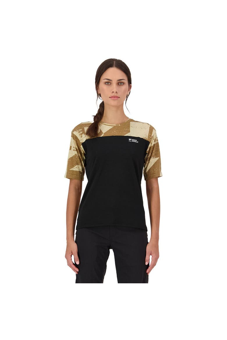 Diversion Merino Short-Sleeve Bike Jersey - Women's, Main, color, MR Grunge/Black