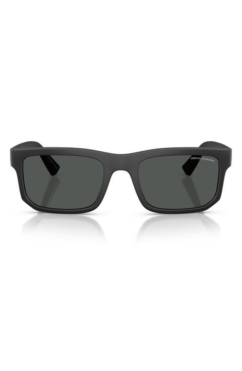 56mm Square Sunglasses