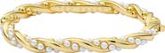 Ted Baker Tilaa Twisted Faux Pearl Cuff Bracelet
