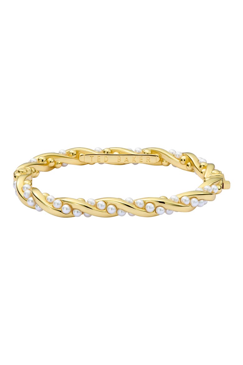 Tilaa Twisted Faux Pearl Cuff Bracelet video