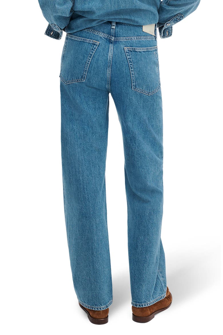 Logan Mid Rise Wide Leg Jeans, Alternate, color, DOWNEY