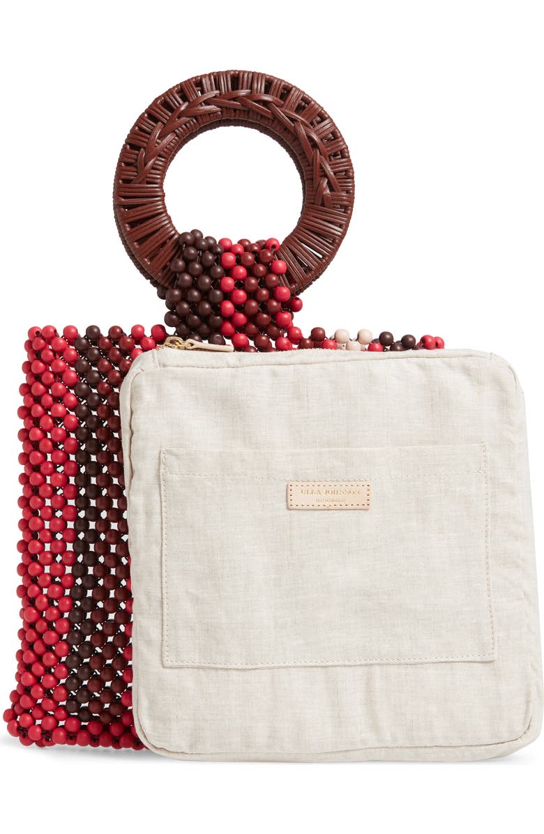 Ulla Johnson Arusi Beaded Tote, Alternate, color,