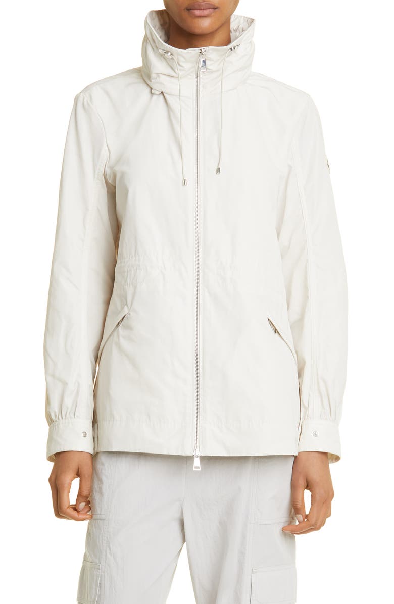 Moncler Enet Micro Faille Short Parka, Main, color, 