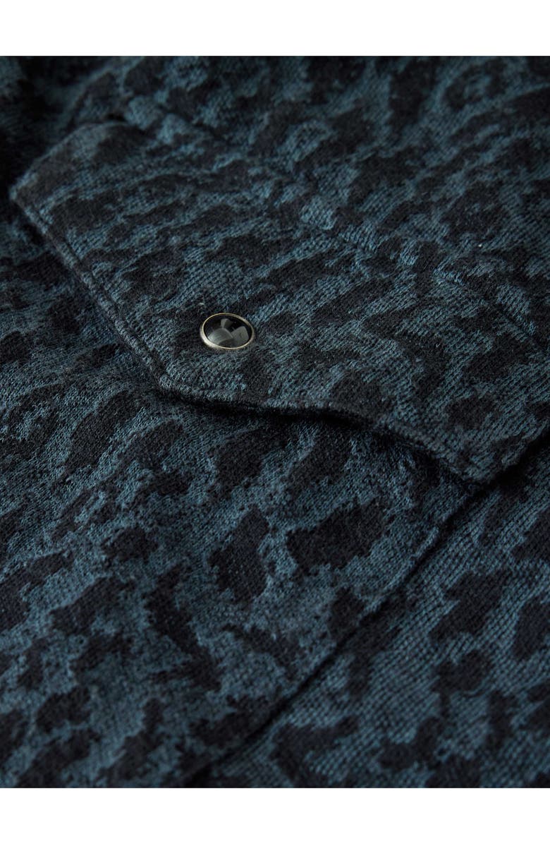 John Varvatos Ramona Long Sleeve Western Snap-Up Shirt, Alternate, color, Dark Forest