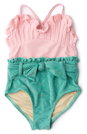 Shade Critters H20 Shimmer One-piece Swimsuit In Green