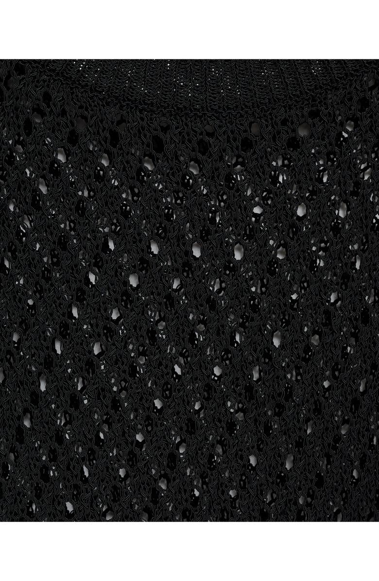 MANGO Sheer Tunic Sweater, Alternate, color, 