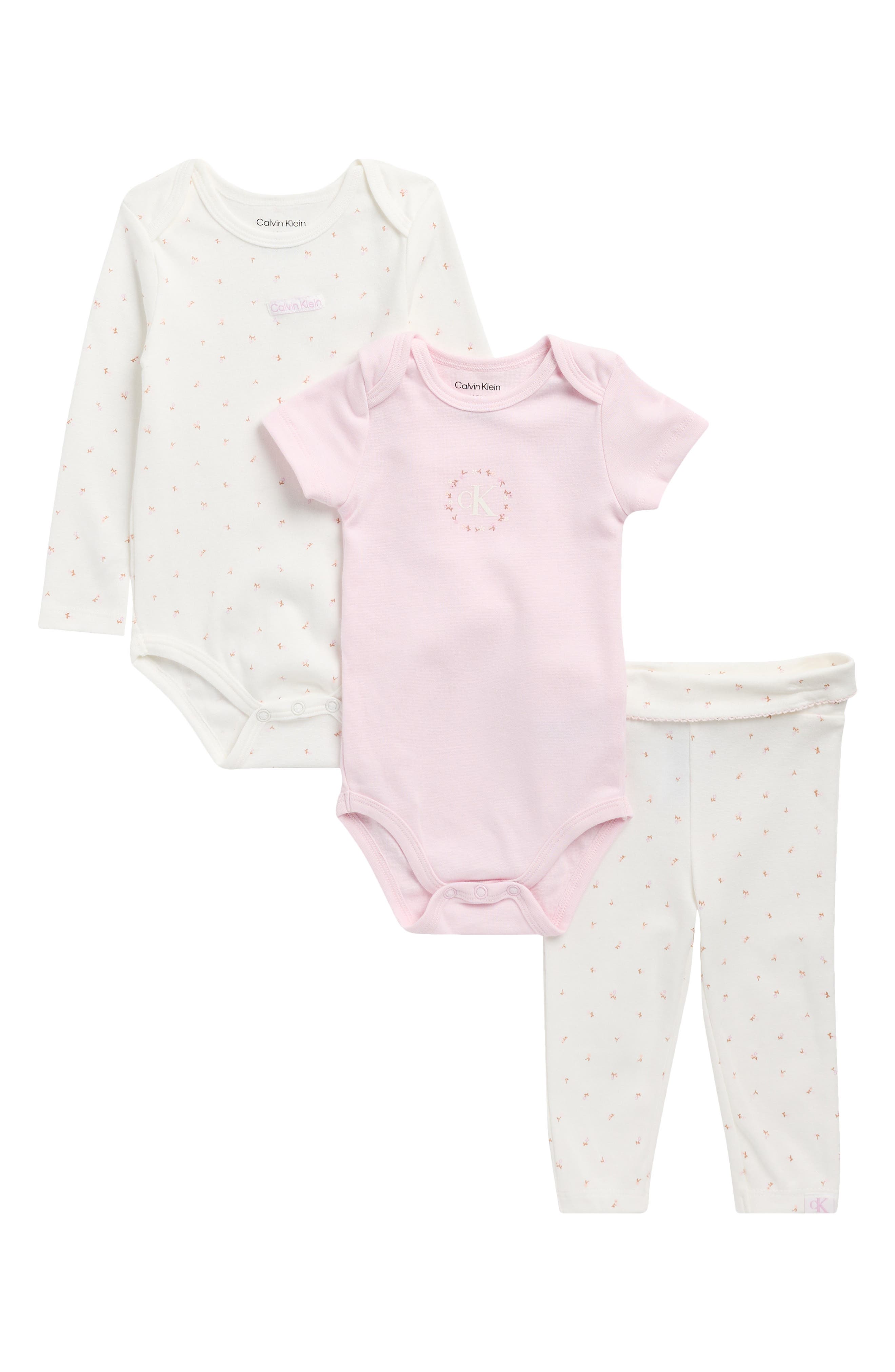 Calvin Klein 3-Piece Bodysuit & Leggings Set