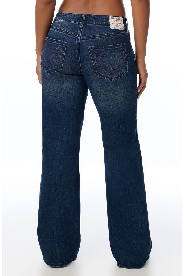 Bobbi Baggy Wide Leg Jeans, Alternate, color, DARK TRUE WESTERN WASH