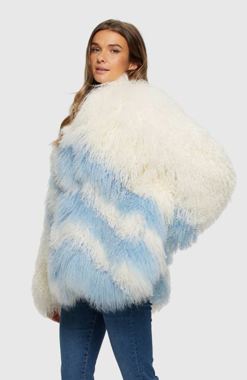 Gorski Mongolian Goat Jacket In Multi