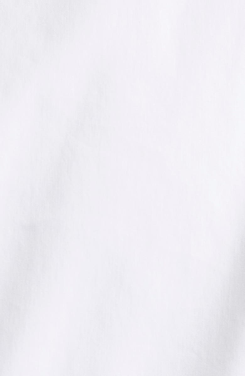 Lafayette 148 New York Sleeveless Wrap Front Stretch Cotton Blend Top, Alternate, color,