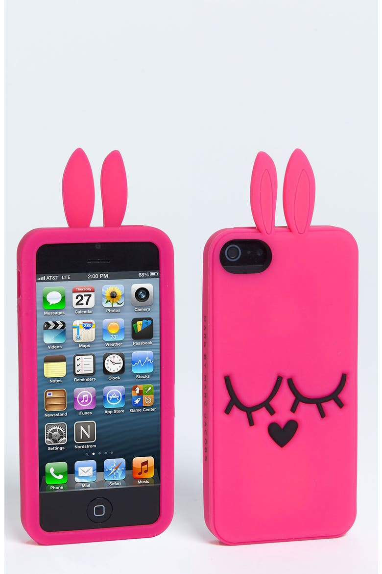 'Katie the Bunny' iPhone 5 & 5S Case, Main, color, DIVA PINK