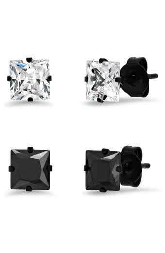 Set of 2 Square Stud Earrings