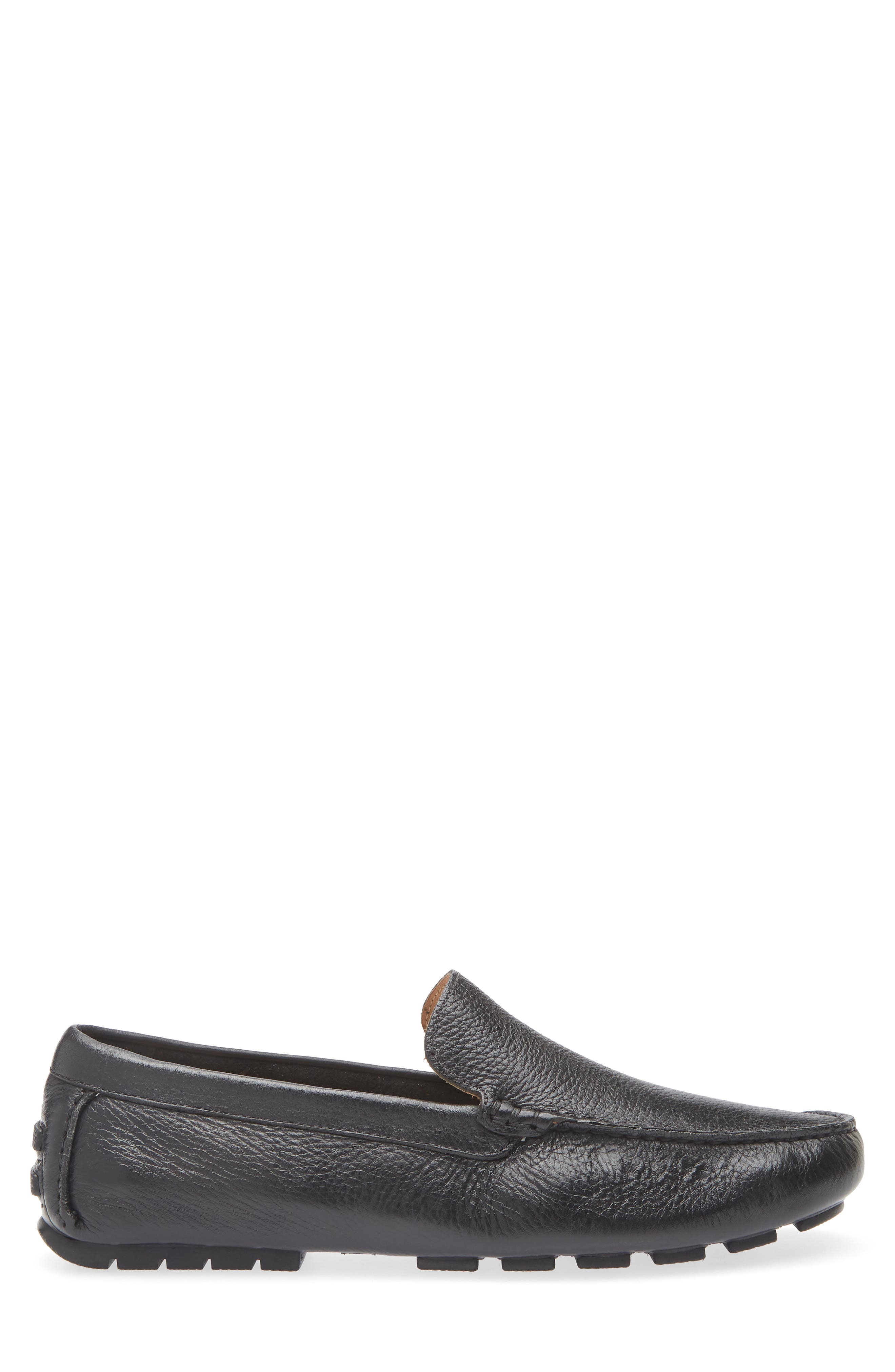 Nordstrom Pierson Venetian Driving Loafer, Alternate, color, Black