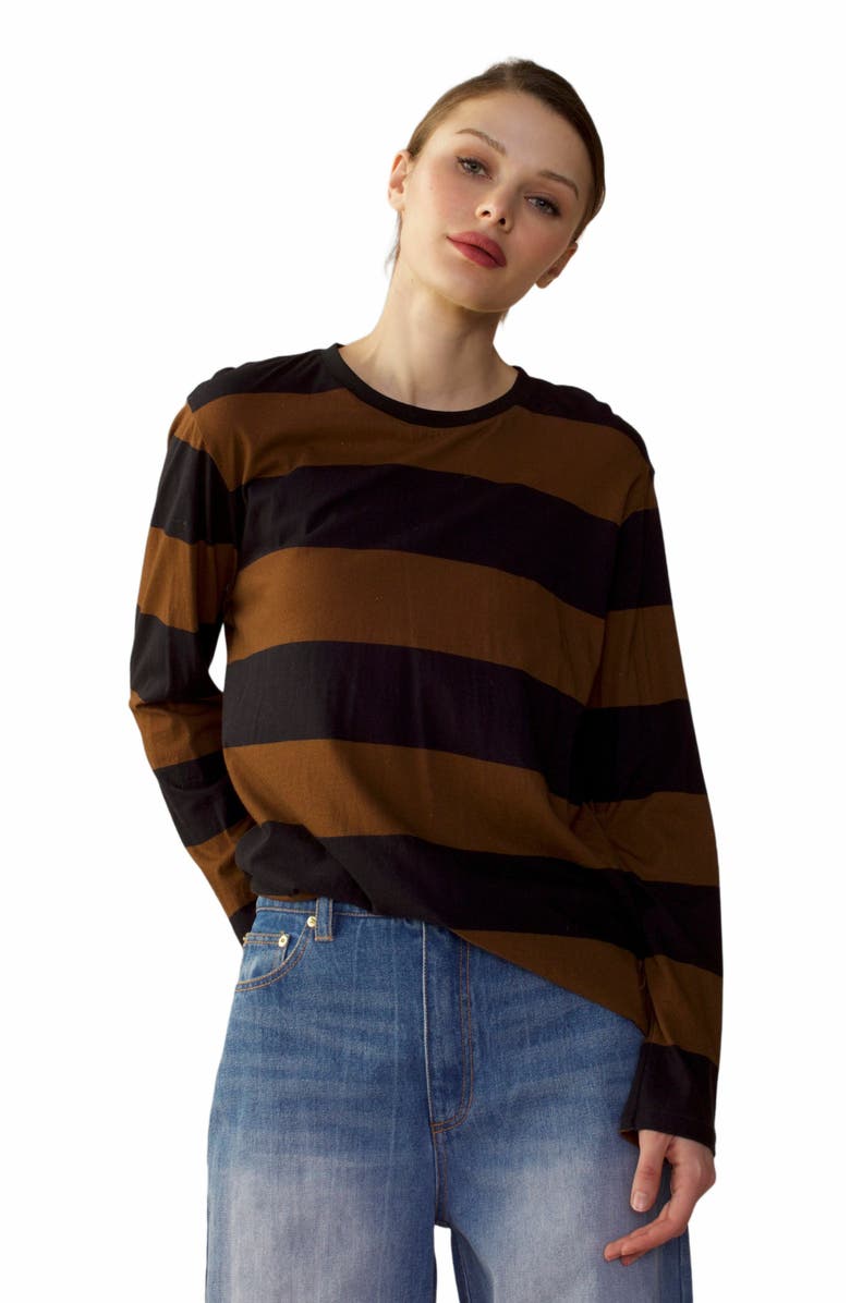 Cynthia Rowley Long Sleeve Everyday Tee, Main, color, 