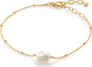 Monica Vinader Nura Cultured Pearl Bracelet