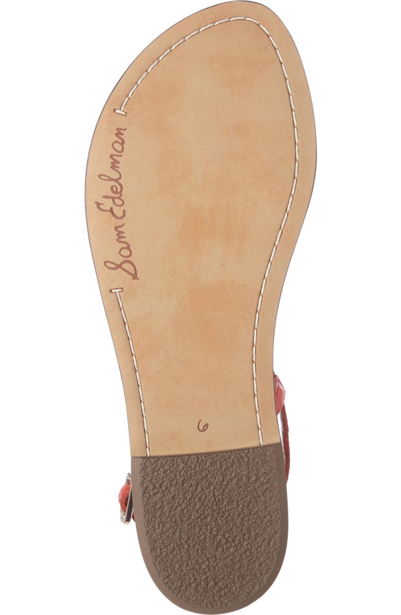 Sam Edelman Gigi Sandal, Alternate, color, Havana Red Leather