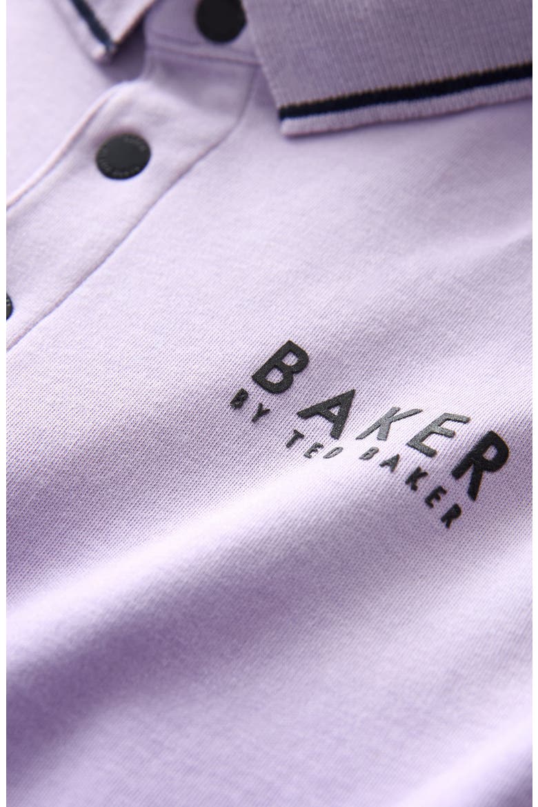 Kids' Ombré Cotton Polo, Alternate, color, PURPLE