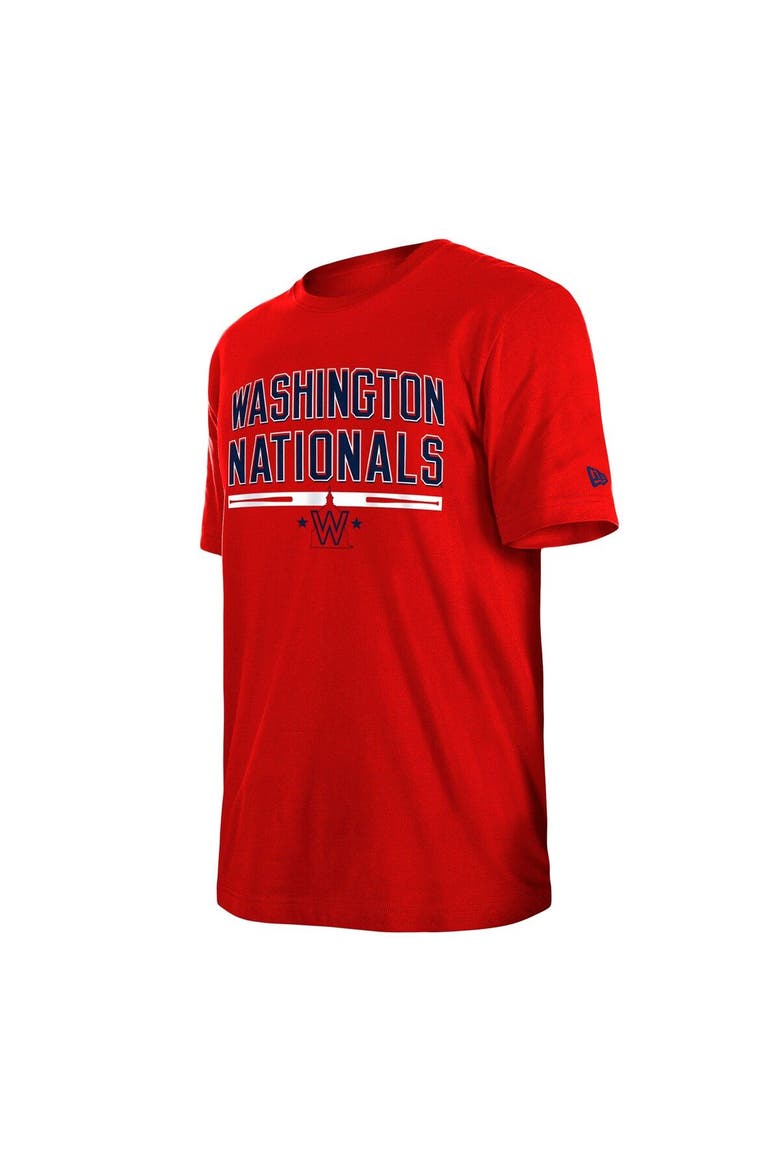 Men's New Era Red Washington Nationals Batting Practice T-Shirt, Alternate, color, Red