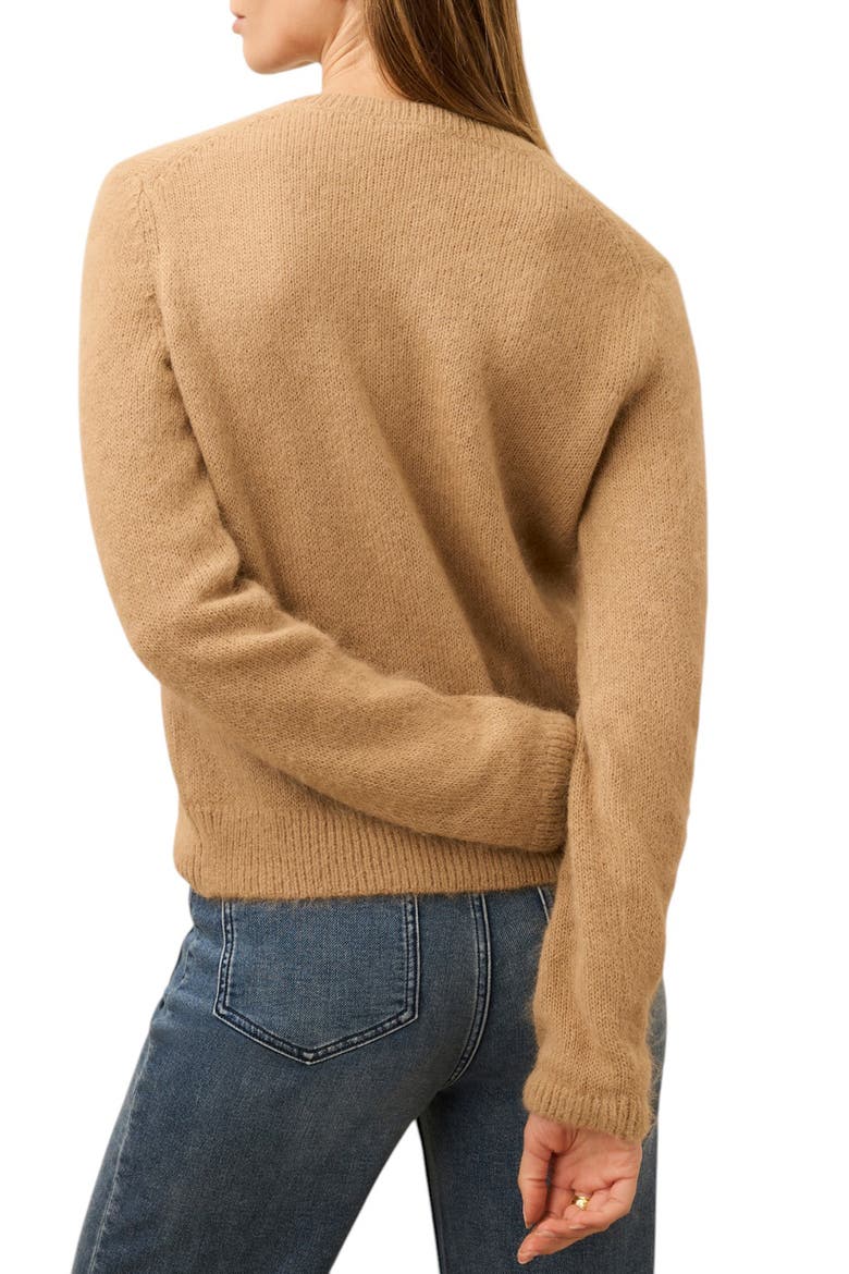 Apres Alpaca Cardigan, Alternate, color, OATMEAL