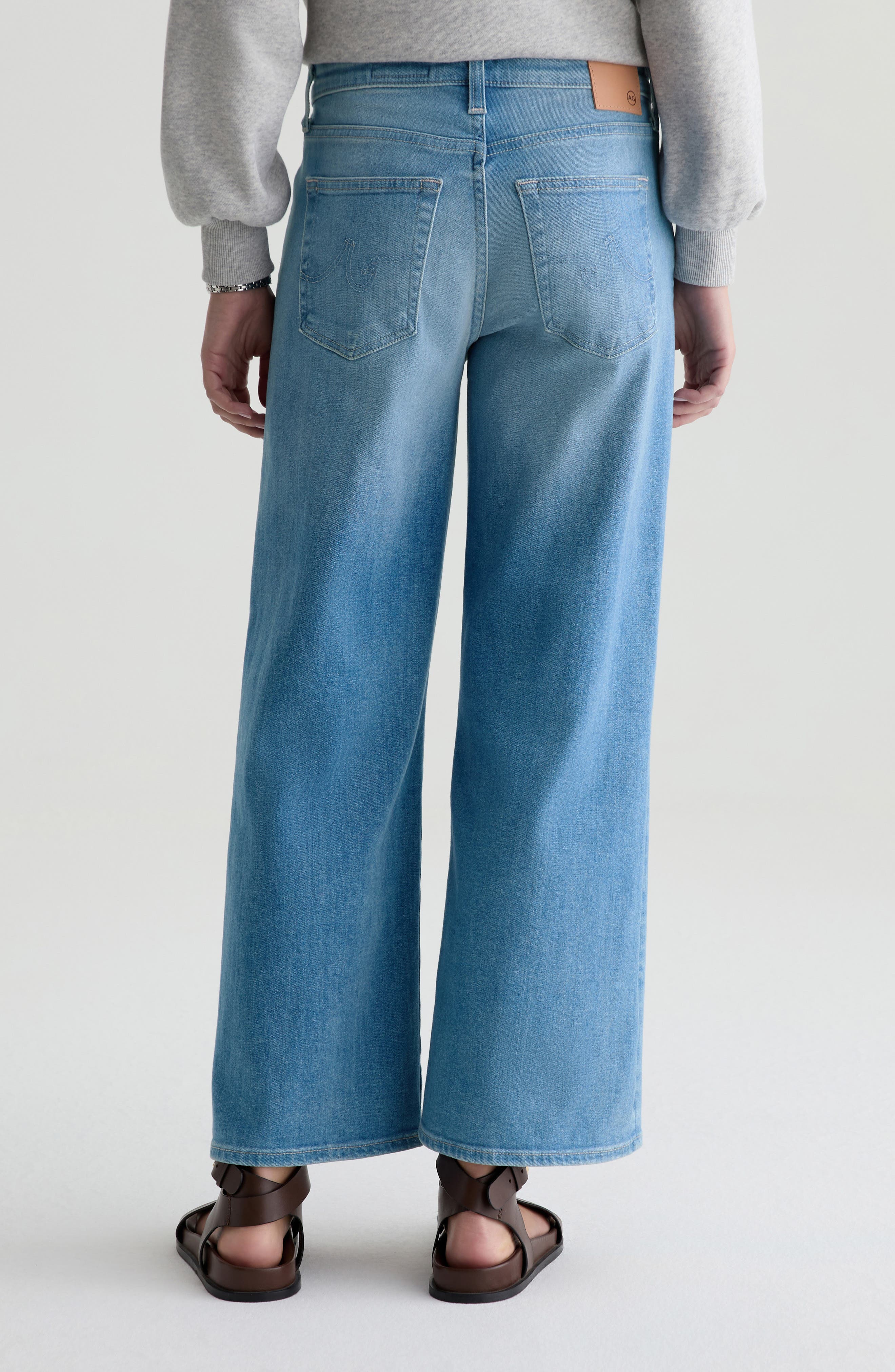 Saige Ankle Wide Leg Jeans - image 2