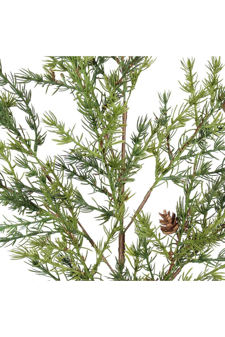 36" Artificial Pine Stem with Pinecones, Alternate, color, Green