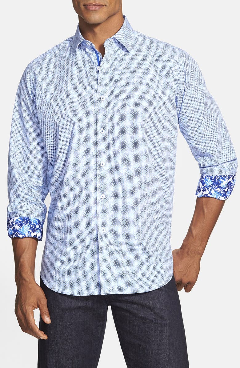Bugatchi Classic Fit Sport Shirt, Main, color,