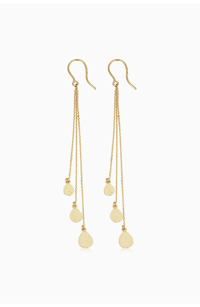 Oradina 14K Yellow Gold Tears of Joy Drop Earrings, Alternate, color, Yellow Gold
