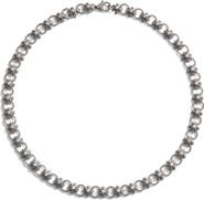 Awe Inspired Triple Moon Crest Collar Necklace